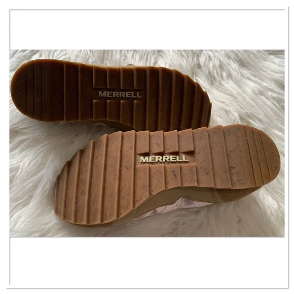 Merrell Alpine Sneaker Lightweight Suede Leather Pink Tan Size 9 - Picture 13 of 16